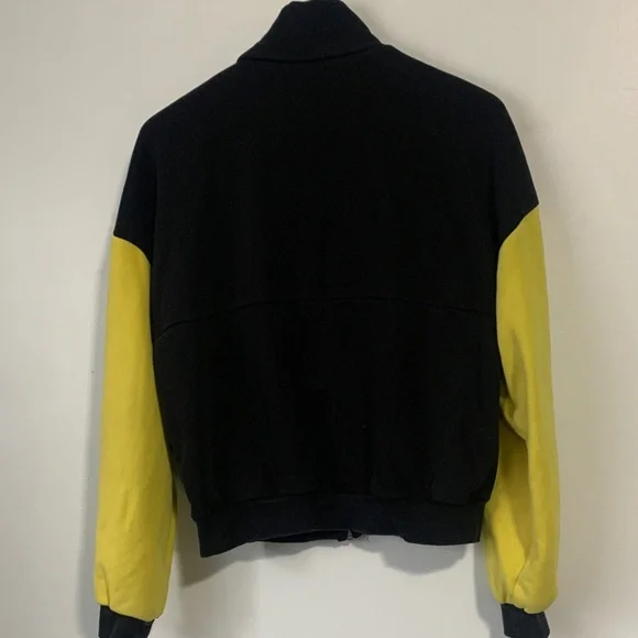 I.AM.GIA Black Fleece Blazer Jacket Woman Size Oversized S - Picture 4 of 8